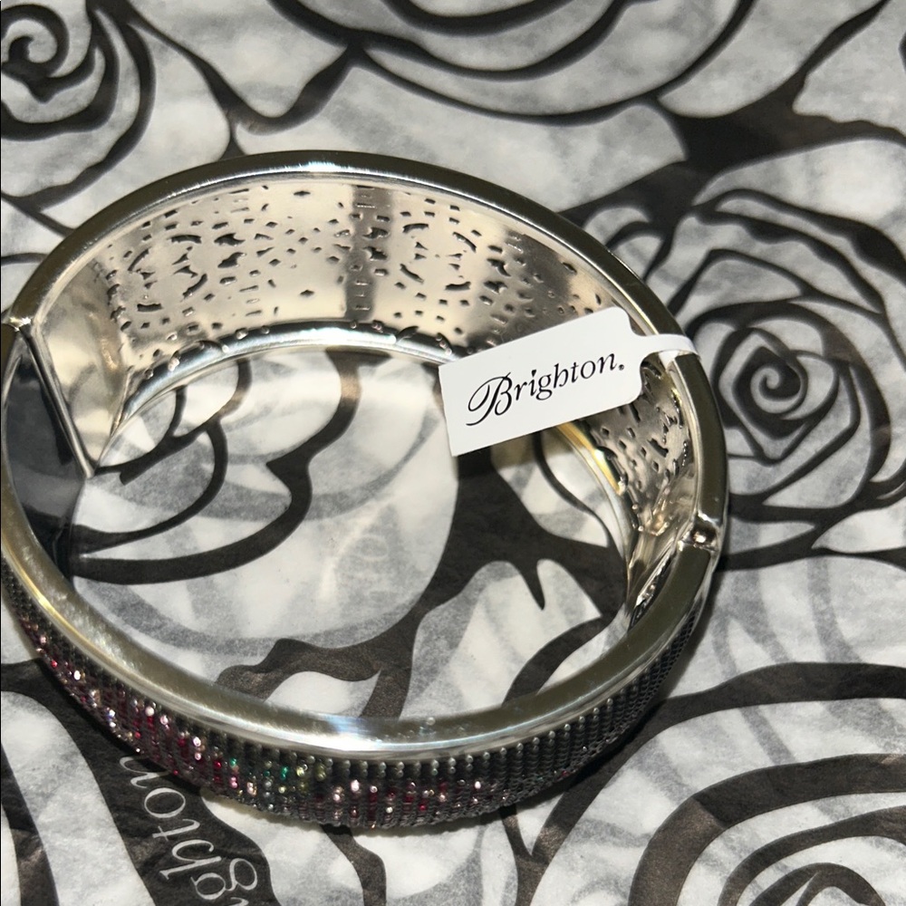 NWT Brighton Victorian Rose Hinged Bangle - Picture 12 of 13